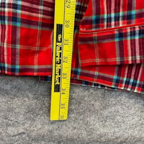 NWT WONDERSHOP Pajama Set Men's Sz 3XL Red Plaid Long Sleeve 100% Cotton Holiday - Picture 8 of 16